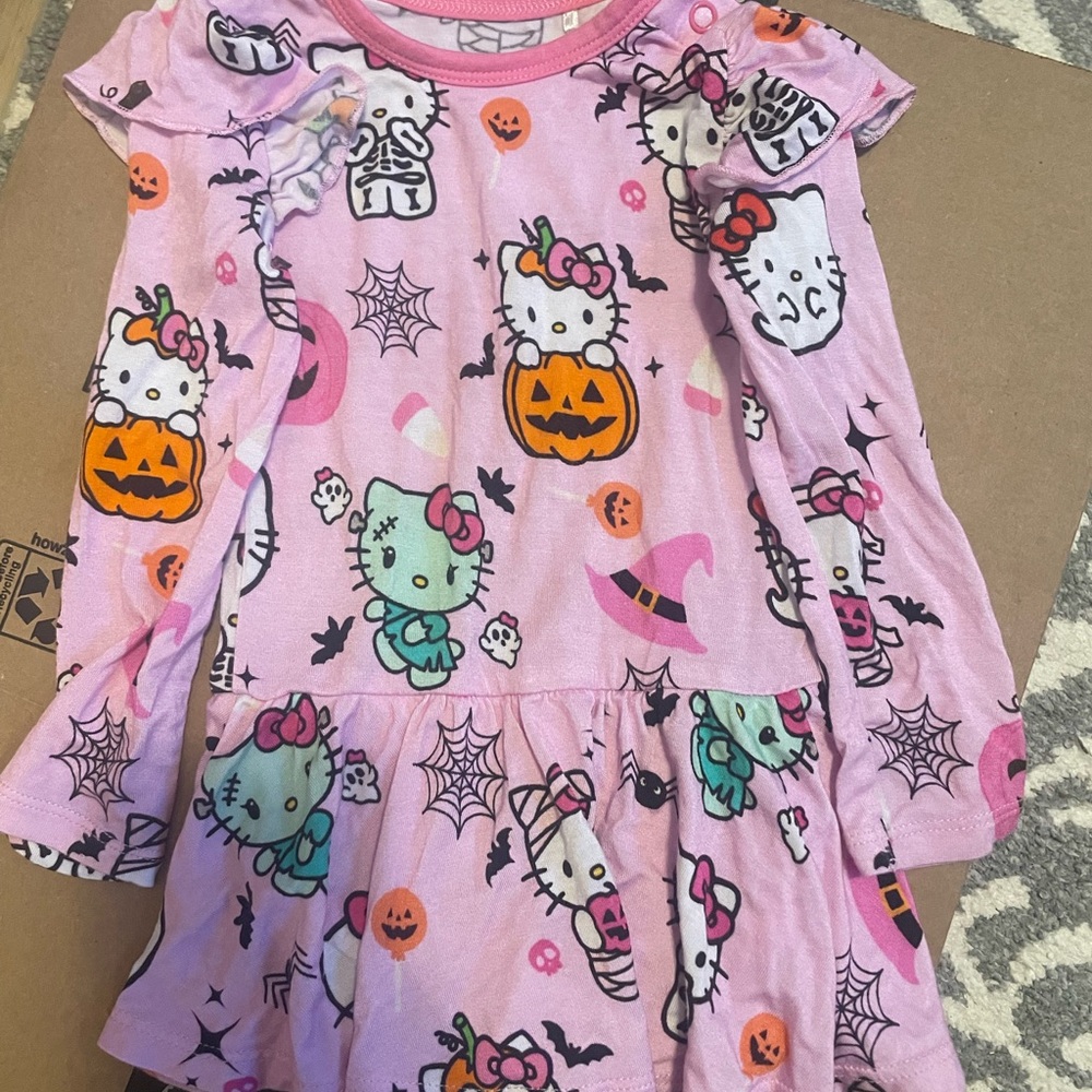 BAMBOO Pink Halloween Kids Dress